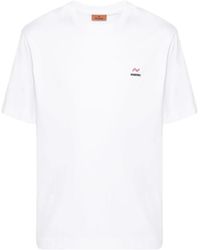 Missoni - T -shirt Met Geborduurd Logo - Lyst