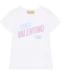 Valentino - Chez Cotton T-Shirt - Lyst