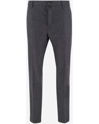 Jacob Cohen - Stretch Wool Trousers - Lyst