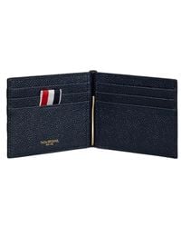 Thom Browne - Money Clip Wallet W/ Side 4 Bar Stripes - Lyst