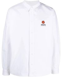 KENZO - Man Camisa blanca FD55 CH4109 LO - Lyst