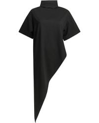 Alaïa - "Triangle" Mock Neck T-Shirt - Lyst