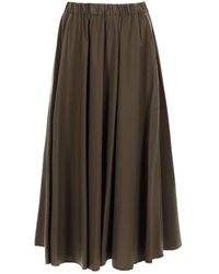 Aspesi - Solid Midi Skirt - Lyst