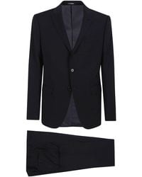 Emporio Armani - Wool Single Breasted Suit - Lyst