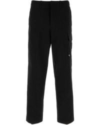 Fendi - Stretch Cotton Cargo Pant - Lyst