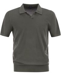 Fedeli - Giza Cotton Short-Sleeved Polo Shirt - Lyst