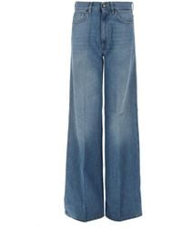 PT Torino - Wide-Leg High-Waist Jeans - Lyst