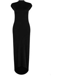 Tom Ford - Mock Collar Maxi Dress - Lyst