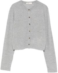 KHAITE - Brieta Wool Cardigan - Lyst