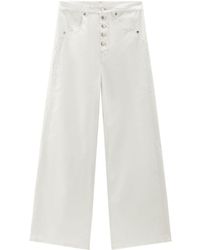 Woolrich - Wide Leg Denim Jeans - Lyst