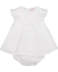 Elisabetta Franchi - Robes Cream - Lyst