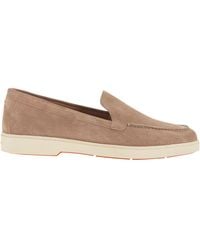 Santoni - Yaltamoc Wildleder-Loafer - Lyst