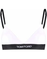 Tom Ford - Triangle Bra With Logo Band - Lyst