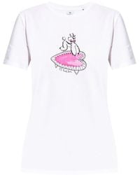 Paul Smith - T-Shirt mit Hunde-Print - Lyst