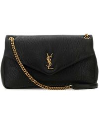 Saint Laurent - Leather Big Calypso Shoulder Bag - Lyst
