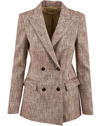 Drumohr - Jackets Beige - Lyst