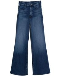 Mother - The Hustler Roller Sneak Jeans - Lyst