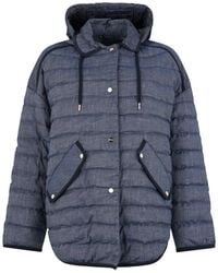 Herno - Padded Denim Jacket - Lyst