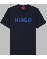 HUGO - T Shirt Con Logo - Lyst