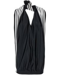 Balenciaga - Short Dress With A V-Neckline - Lyst