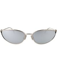 Bottega Veneta - Oval Sunglasses Bv1330 S 002 - Lyst