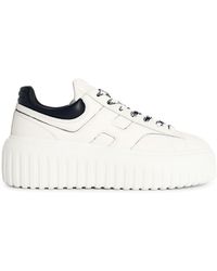 Hogan - Baskets 'H Stripes' Lear blanches - Lyst