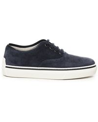 Tod's - Blaue Wildleder-Sneaker - Lyst
