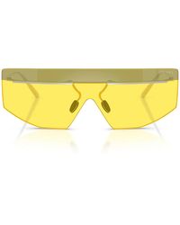 Prada - Zonnebril Prb55 S 1 Bc20 O Zilver/geel Unisex - Lyst