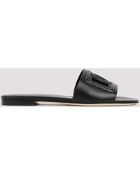 Dolce & Gabbana - Platte Dia's Sandalen - Lyst