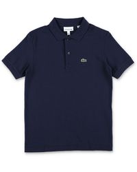 Lacoste - T-shirts En Polo's Blauw - Lyst