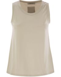 Max Mara - Erbert Regular Fit Stretch Cotton Top - Lyst
