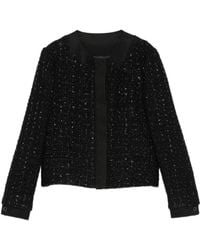 Emporio Armani - Wool Blend Blazer Jacket - Lyst