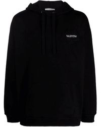 Valentino - Logo-Sweatshirt aus Baumwolle - Lyst