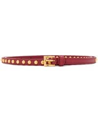 Prada - Studded Buckle Belt - Lyst