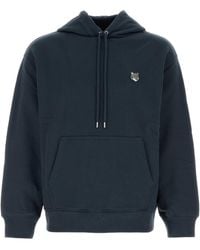 Maison Kitsuné - Dark Wool Maddison Bomber Jacket - Lyst