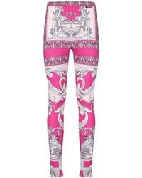 Versace - Baroque Print Leggings - Lyst