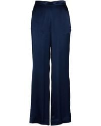 Semicouture - Broek Blauw - Lyst