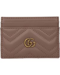 Gucci - Leather Document Holder/Nude - Lyst