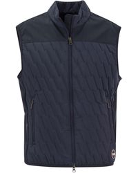 Colmar - Quilted Waistcoat With Softshell Inserts - Lyst