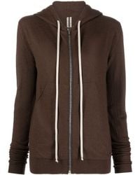 Rick Owens - Zip-Up Cashmere Hoodie - Lyst