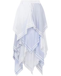 Moschino - Lange Asymmetrische Rok - Lyst