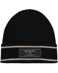 Balmain - Wool Hat - Lyst