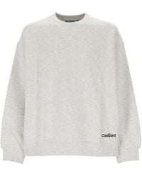 Carhartt - Label Script Balloon Cut Sweatshirt - Lyst