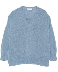 Base London - Cotton Blend Sweater - Lyst