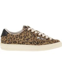 Autry - Windscape Suede Trainers With Animal Print - Lyst