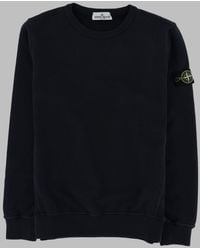 Stone Island - Felpa Con Logo "Patch" - Lyst
