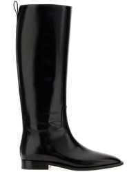 Jil Sander - Leather Lune Boots - Lyst