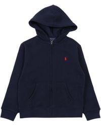 Polo Ralph Lauren - Fz Hood Tops Knit - Lyst