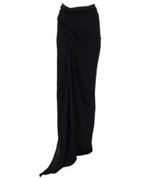 Rick Owens - Solid Maxi Skirt - Lyst