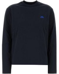 Jil Sander - T-Shirt Cn Ls Emb - Lyst